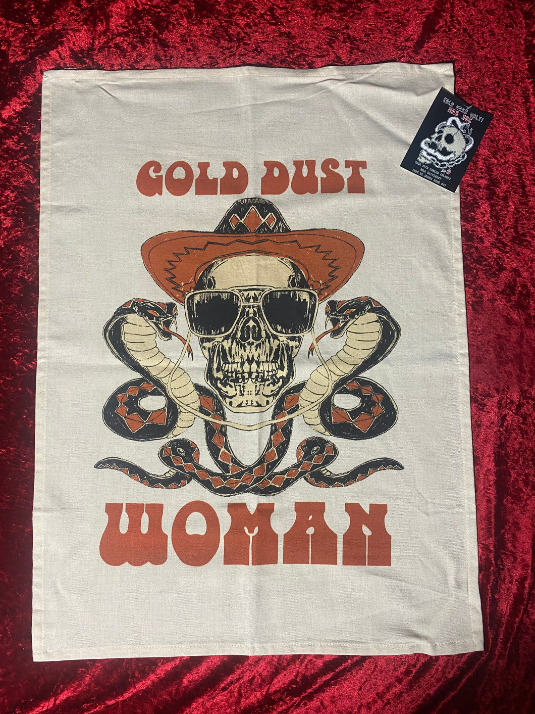 Gold Dust Woman - Wall Hanging / Tea Towel