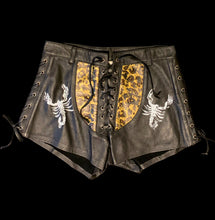 Load image into Gallery viewer, The Leopard Rebel Hot Pants
